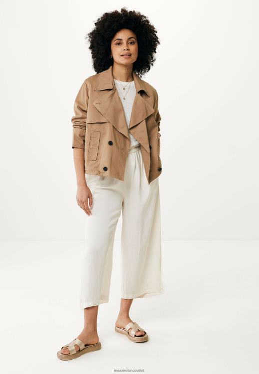 Mexx Flowy 3/4 Pants Off White Beige 0T44H61 Women