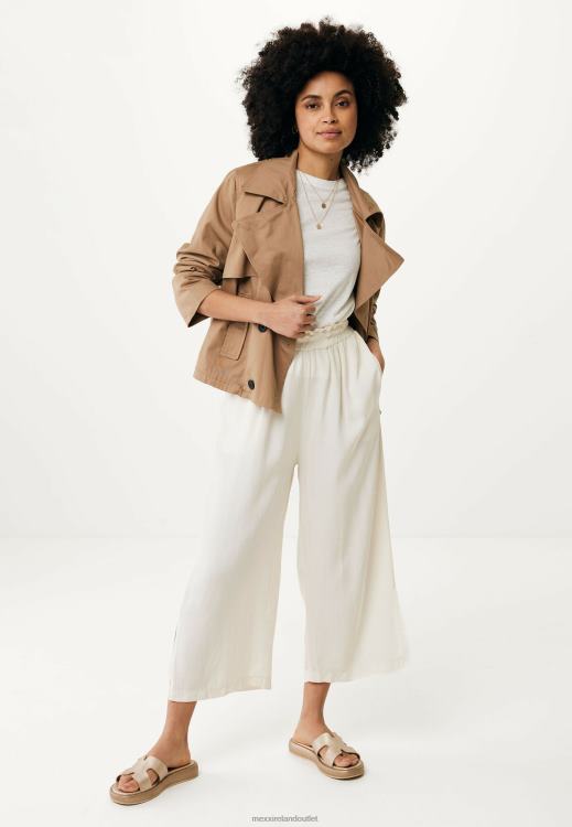 Mexx Flowy 3/4 Pants Off White Beige 0T44H61 Women