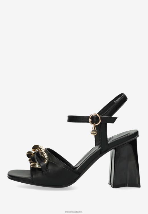 Mexx Heeled Sandal Lauren Black Schwarz 0T44H323 Women