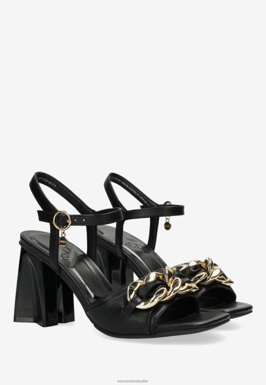 Mexx Heeled Sandal Lauren Black Schwarz 0T44H323 Women