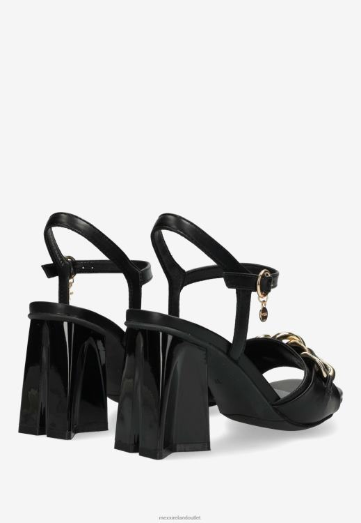 Mexx Heeled Sandal Lauren Black Schwarz 0T44H323 Women
