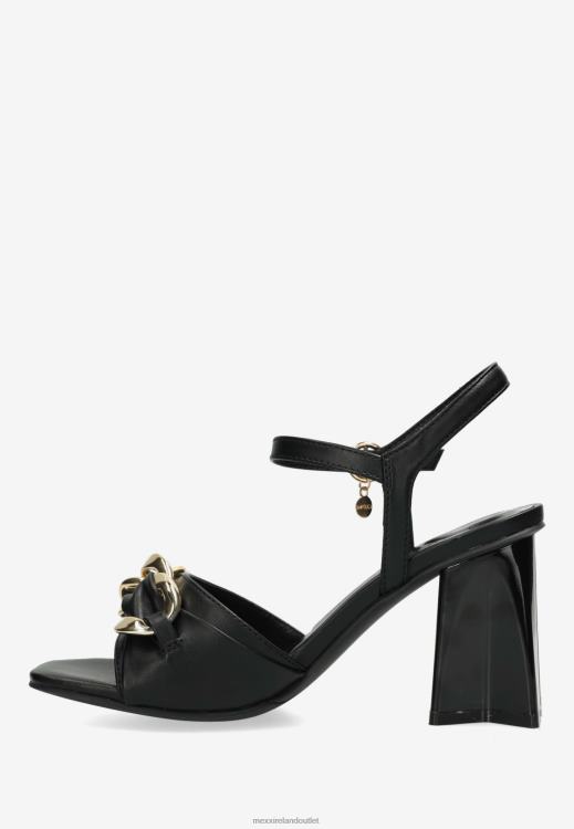 Mexx Heeled Sandal Lauren Black Schwarz 0T44H323 Women