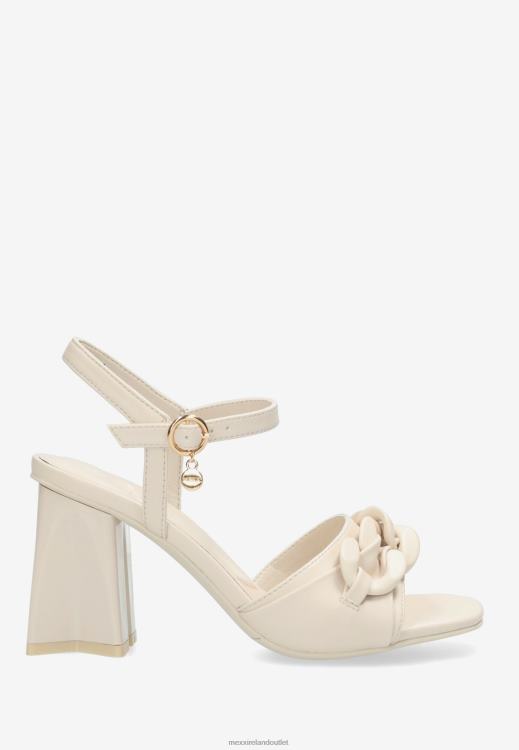Mexx Heeled Sandal Lauren Pebble White 0T44H324 Women