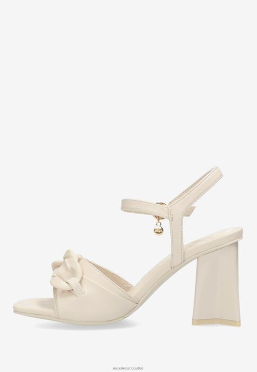 Mexx Heeled Sandal Lauren Pebble White 0T44H324 Women