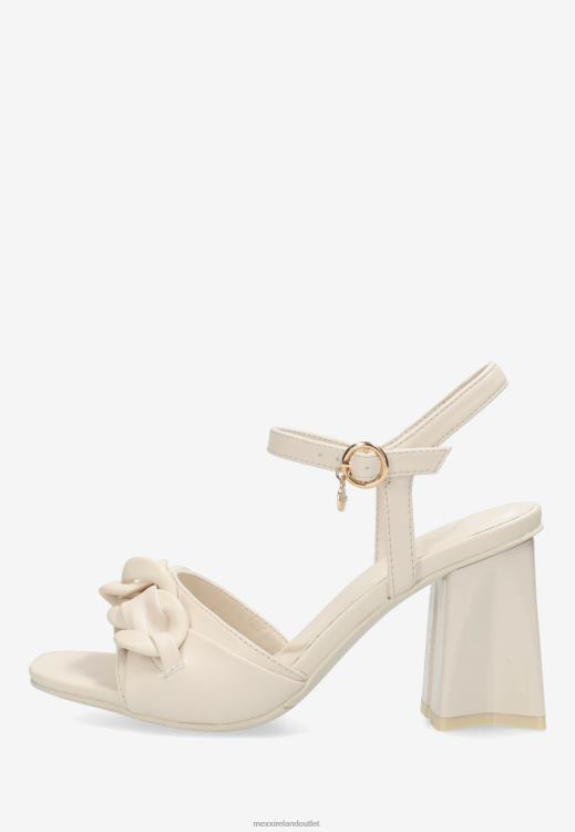 Mexx Heeled Sandal Lauren Pebble White 0T44H324 Women