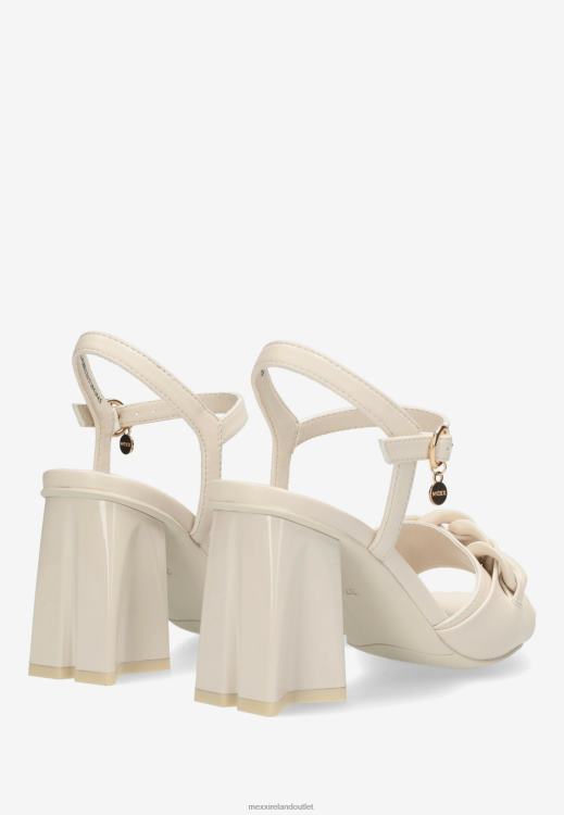 Mexx Heeled Sandal Lauren Pebble White 0T44H324 Women