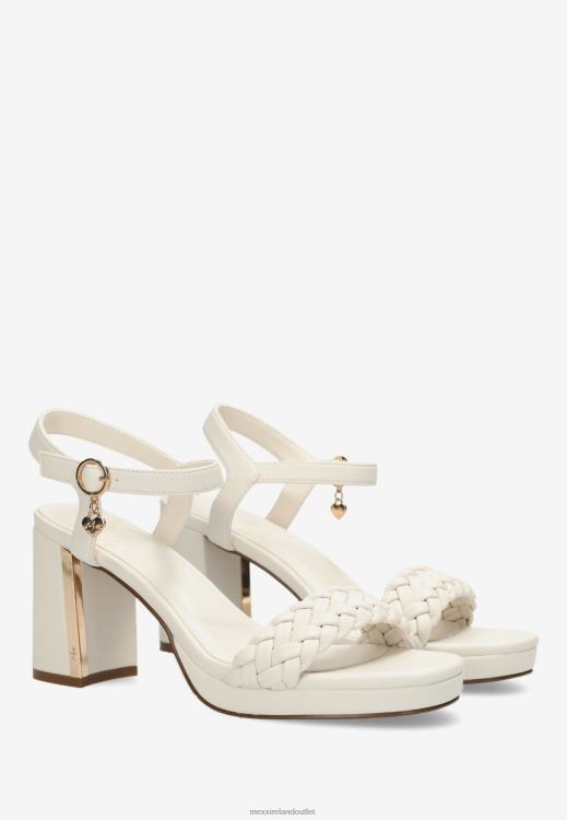 Mexx Heeled Sandal Lewy Off White Beige 0T44H327 Women