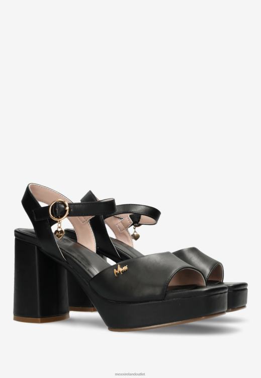 Mexx Heeled Sandal Lou Black Schwarz 0T44H292 Women