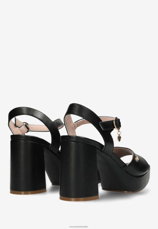 Mexx Heeled Sandal Lou Black Schwarz 0T44H292 Women