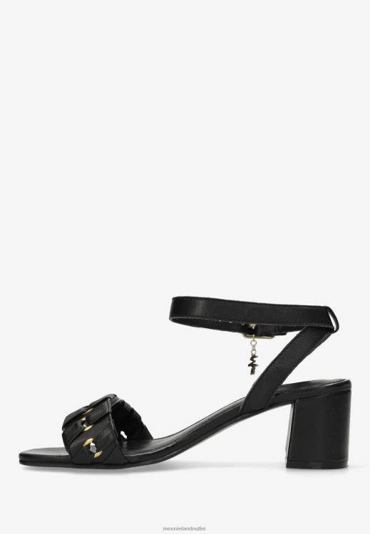 Mexx Heeled Sandal Lynke Black Schwarz 0T44H583 Women