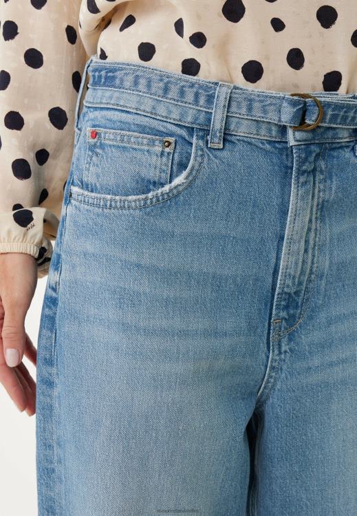 Mexx High Waist Mom Jeans Crown Bleach Blue 0T44H21 Women