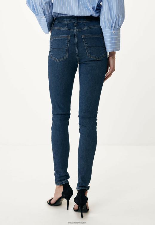 Mexx High Waist Skinny Leg Jeans Dark Blue 0T44H123 Women