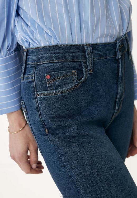 Mexx High Waist Skinny Leg Jeans Dark Blue 0T44H123 Women