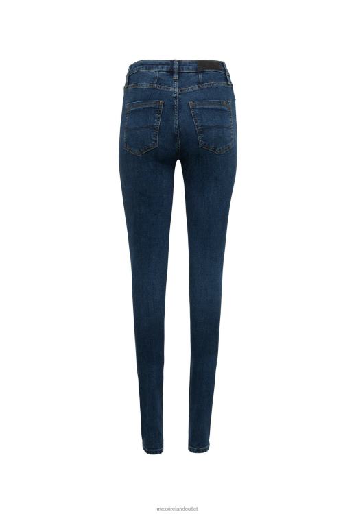 Mexx High Waist Skinny Leg Jeans Dark Blue 0T44H123 Women