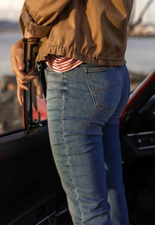 Mexx High Waist Skinny Leg Jeans Light Vintage Blue 0T44H41 Women