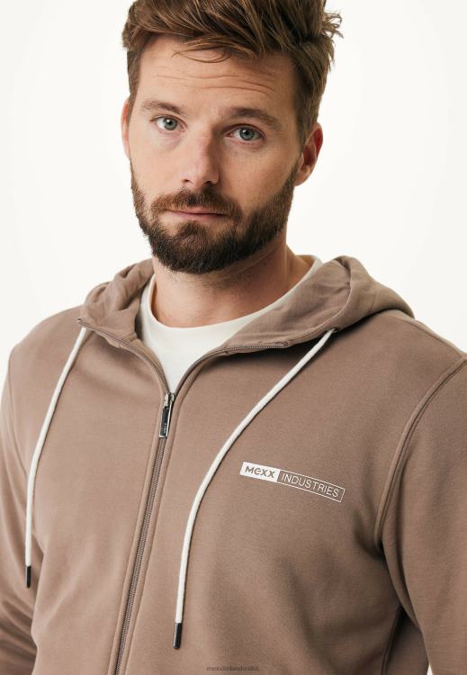 Mexx Hooded Cardigan Brown 0T44H569 Men