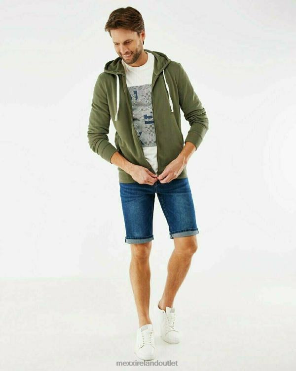 Mexx Hooded Cardigan Green 0T44H621 Men