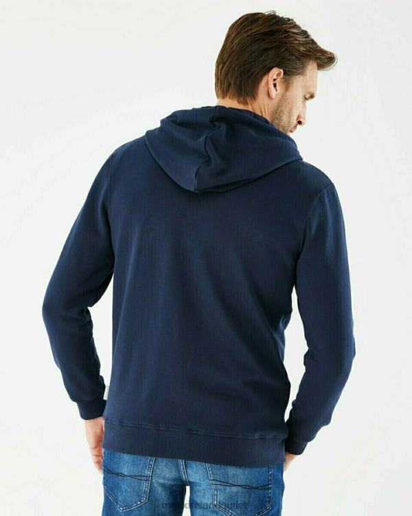 Mexx Hooded Cardigan Navy Blue 0T44H610 Men
