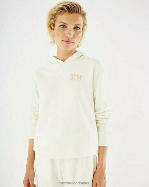 Mexx Hooded Sweater Off White 0T44H411 Women