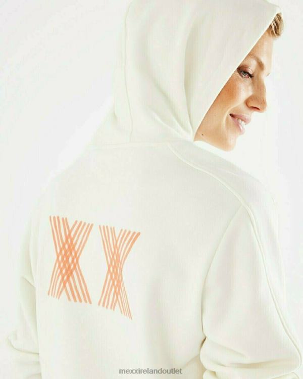 Mexx Hooded Sweater Off White 0T44H411 Women
