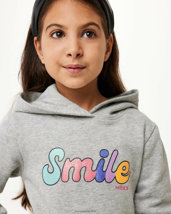 Mexx Hooded sweat dress Melee Grey 0T44H838 Girls