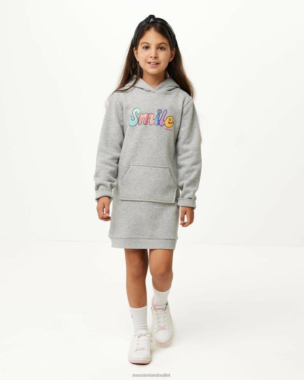 Mexx Hooded sweat dress Melee Grey 0T44H838 Girls