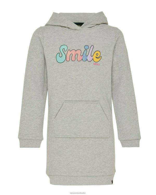 Mexx Hooded sweat dress Melee Grey 0T44H838 Girls