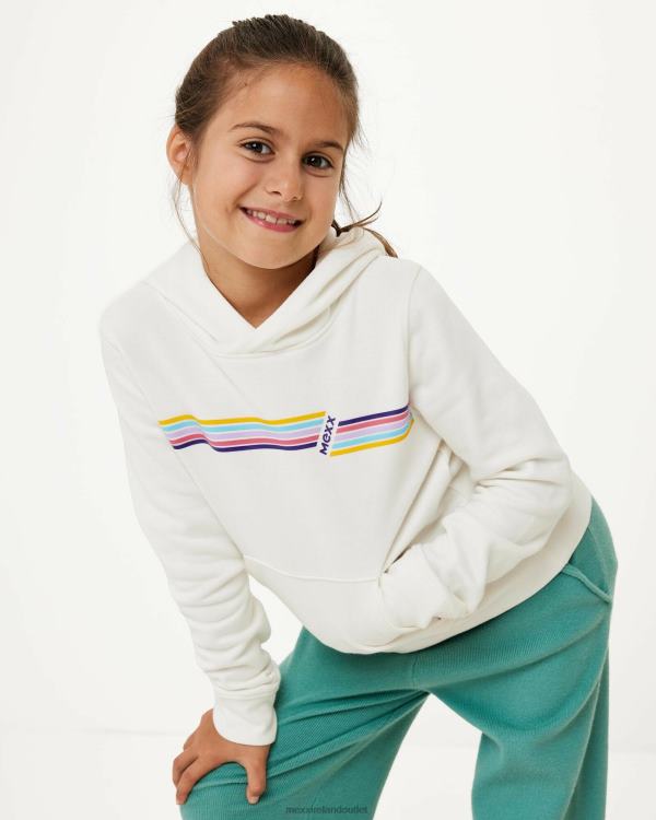 Mexx Hooded sweater with kangeroo pocket Off White 0T44H840 Girls