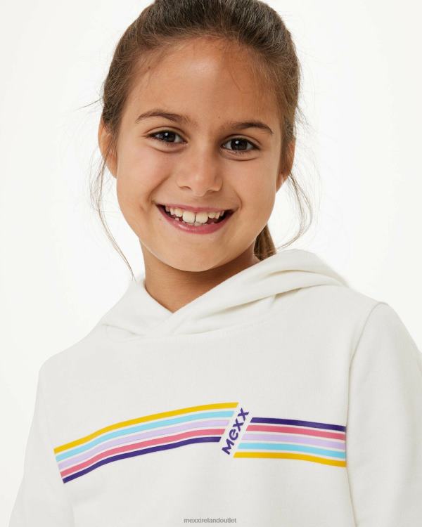 Mexx Hooded sweater with kangeroo pocket Off White 0T44H840 Girls