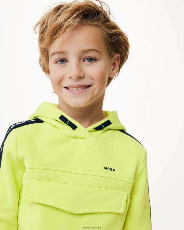 Mexx Hoody with kangeroo pocket Neon Yellow 0T44H959 Boys