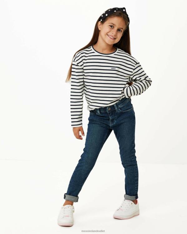 Mexx JUNO Mid waist/Slim leg jeans Dark Blue 0T44H781 Girls