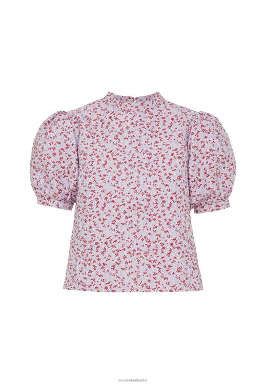 Mexx Jacquard Top Pink Multicolor 0T44H13 Women