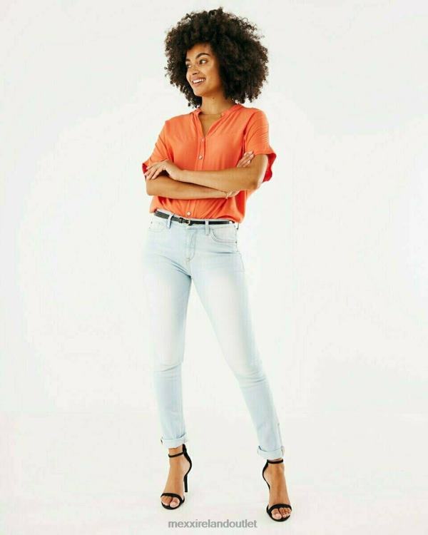 Mexx Jenna Mid Waist Jeans Sky Blue 0T44H197 Women