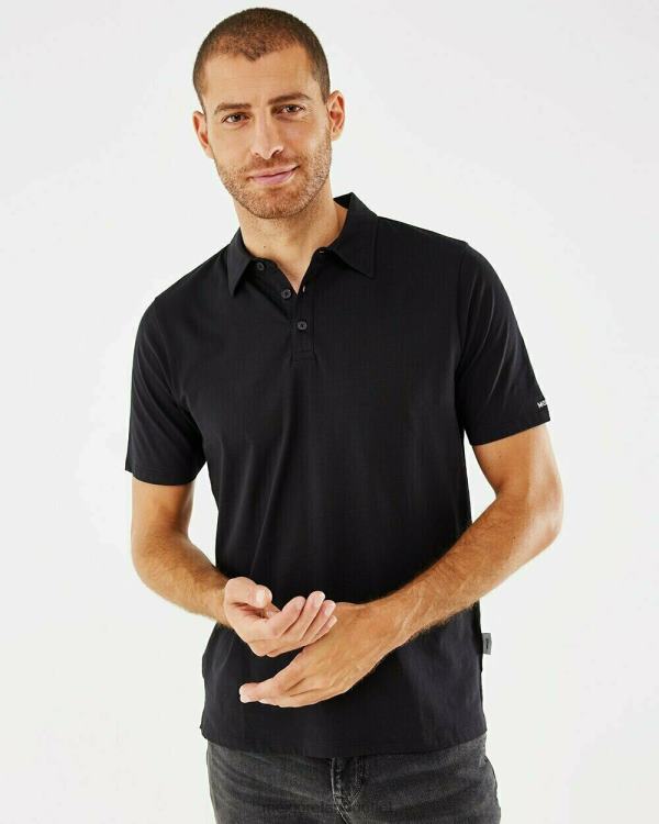 Mexx Jersey Polo Black Schwarz 0T44H560 Men