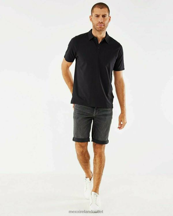 Mexx Jersey Polo Black Schwarz 0T44H560 Men