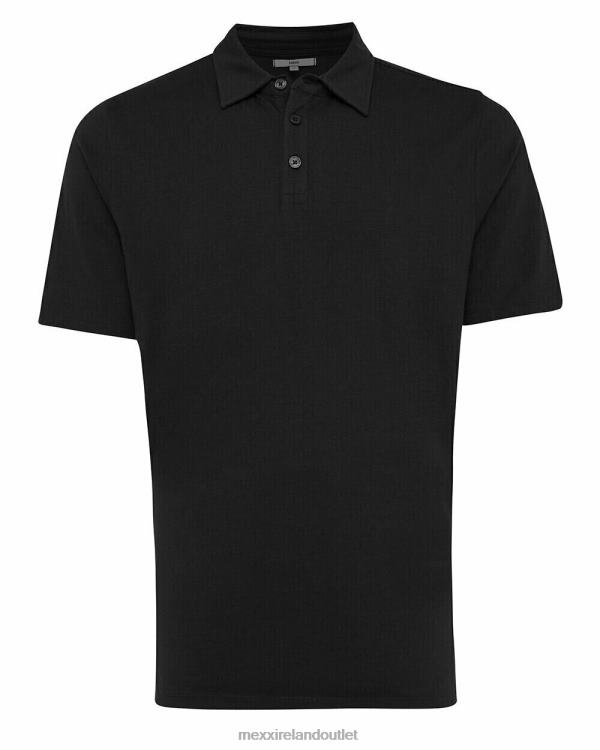 Mexx Jersey Polo Black Schwarz 0T44H560 Men