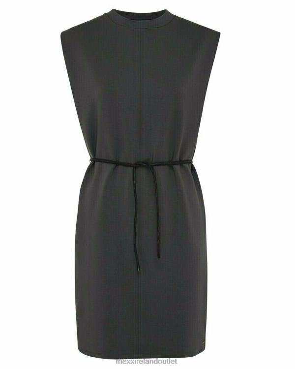 Mexx Jersey Rib Dress Dark Grey 0T44H168 Women