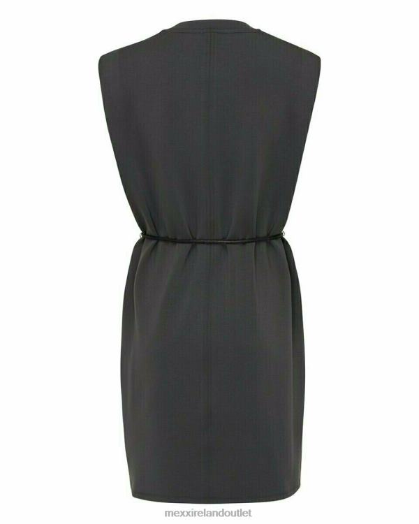 Mexx Jersey Rib Dress Dark Grey 0T44H168 Women