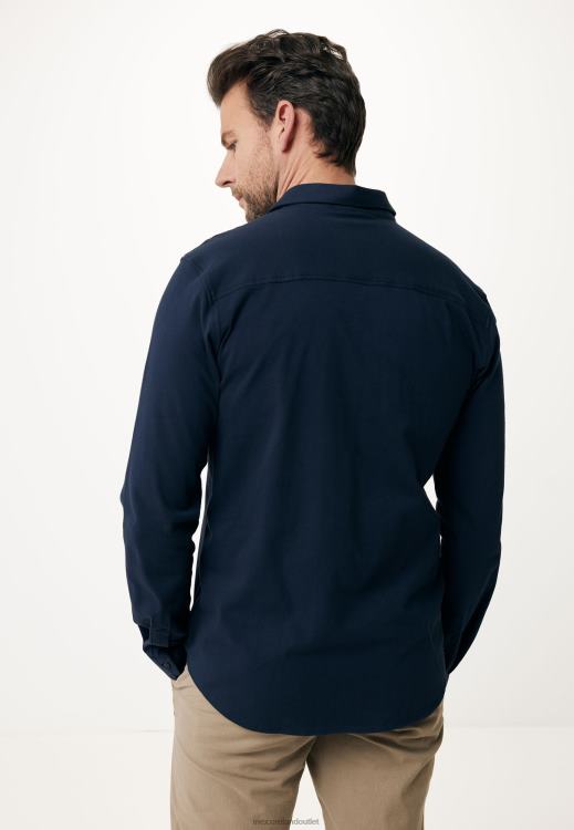 Mexx Jersey Shirt Basic Navy Blue 0T44H575 Men
