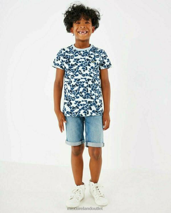 Mexx Jess short straight fit jeans vintage used Blue 0T44H982 Boys