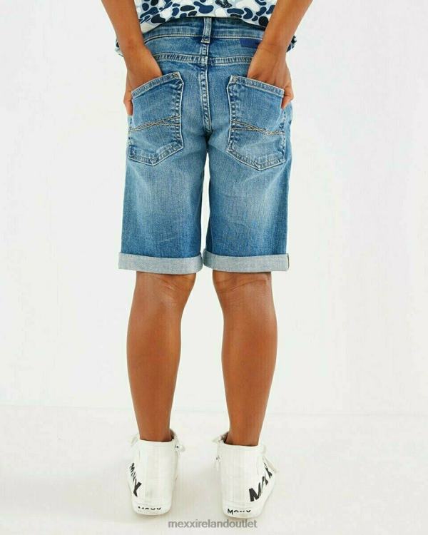Mexx Jess short straight fit jeans vintage used Blue 0T44H982 Boys
