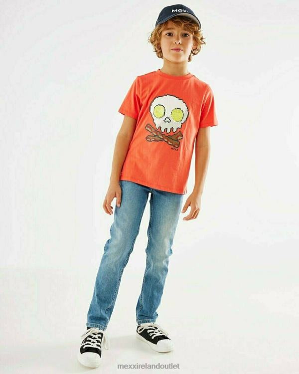 Mexx Jess straight leg jeans vintage used Blue 0T44H983 Boys