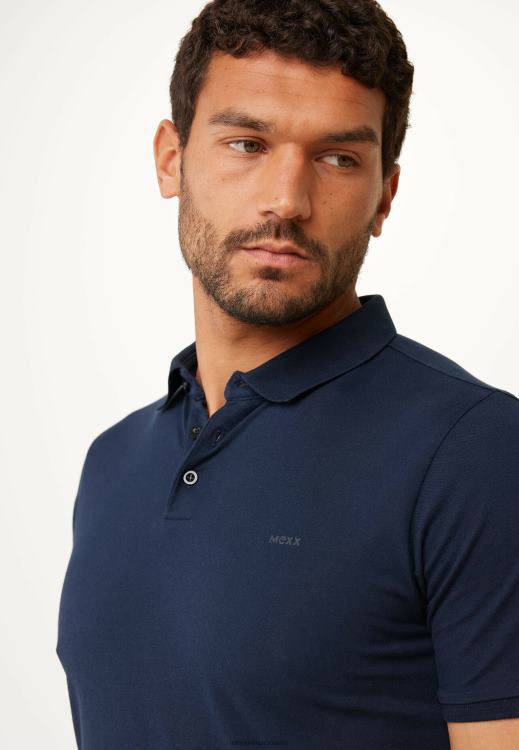 Mexx Kevin Polo Navy Blue 0T44H553 Men