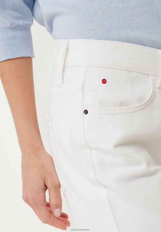 Mexx Kim High Waist Jeans Off White Beige 0T44H60 Women