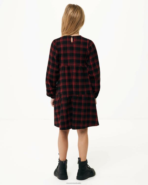 Mexx Knitted check dress Red 0T44H813 Girls