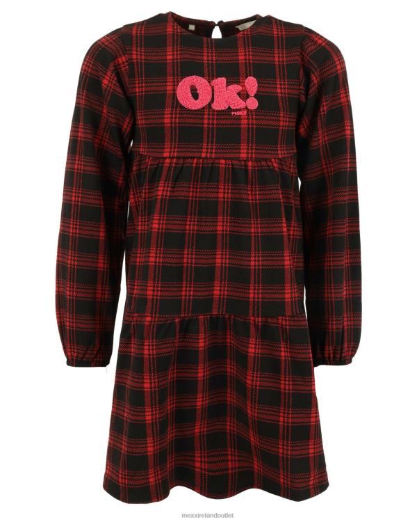 Mexx Knitted check dress Red 0T44H813 Girls