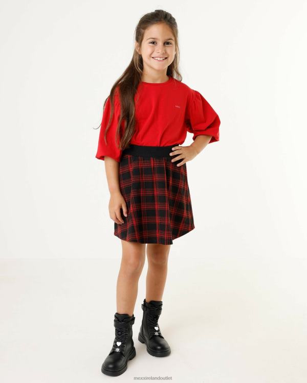 Mexx Knitted check skirt Red 0T44H817 Girls