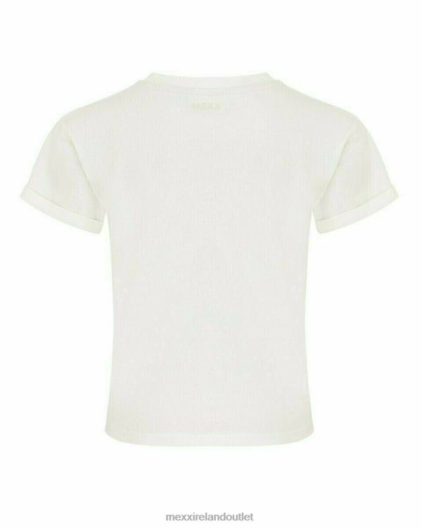 Mexx Knotted artwork t-shirt Off white White 0T44H854 Girls