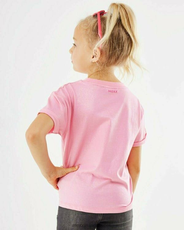Mexx Knotted glitter T-shirt Pink 0T44H796 Girls