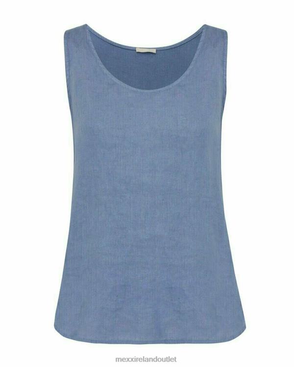 Mexx Linen Top Blue 0T44H218 Women